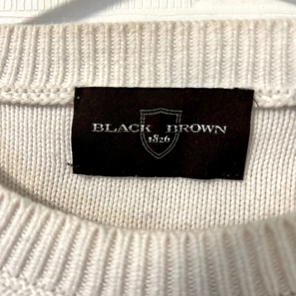 BLACK BROWN | Blue Colourblock Sweater - Picture 2 of 2